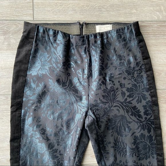 Anthropologie The Essential Foil-Printed Tuxedo Trousers - Picture 6 of 16